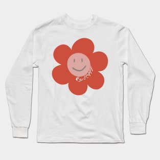 Be happy Flower Long Sleeve T-Shirt